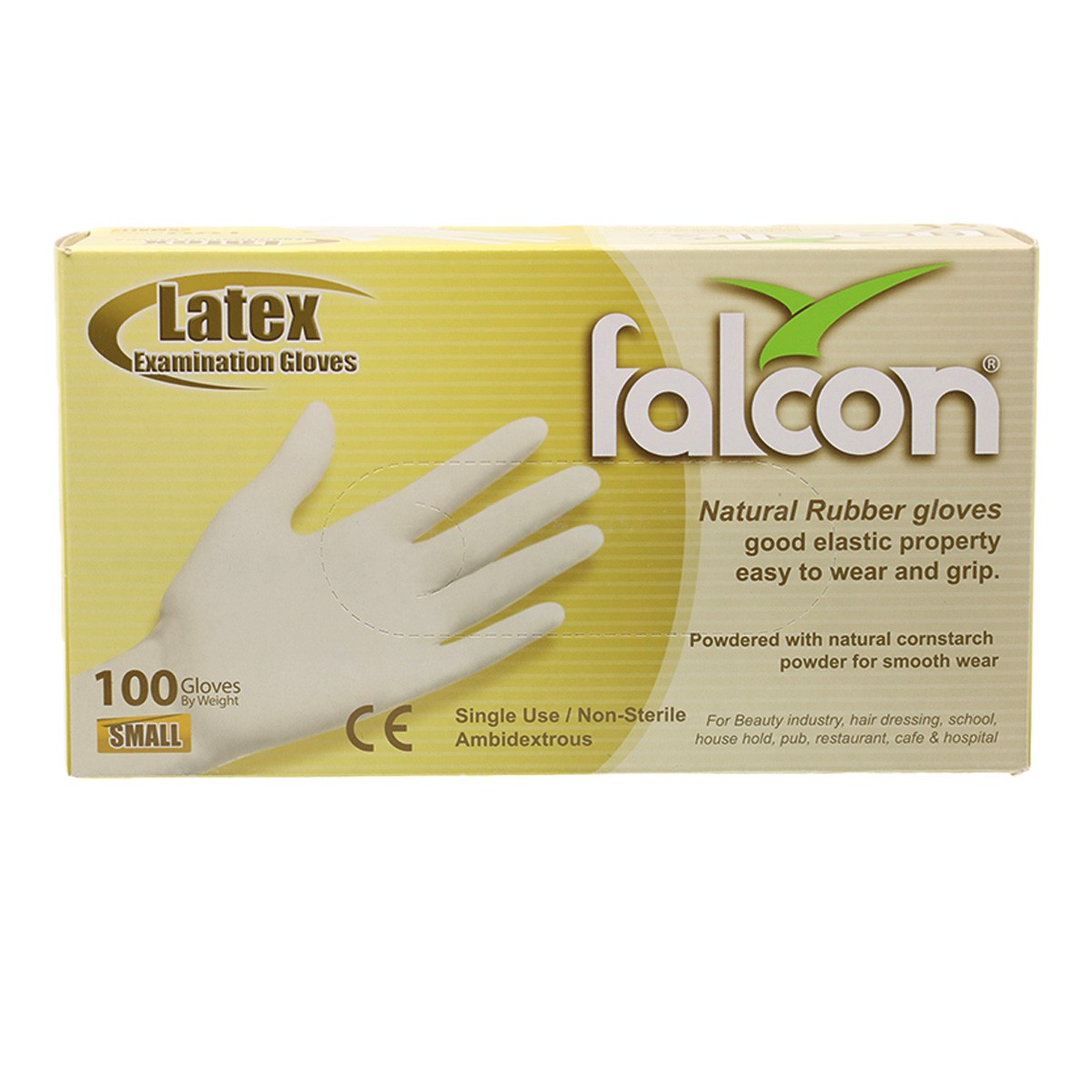 Falcon Latex Gloves Small 100S