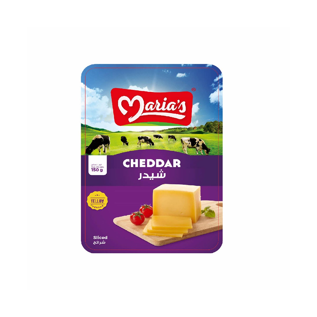 Cheddar Color Slice 150G