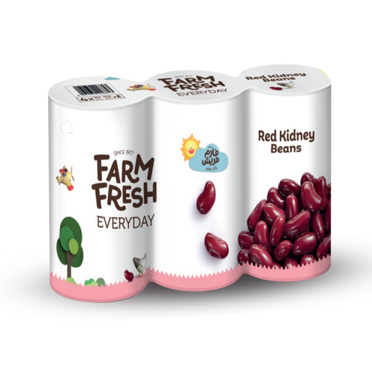 Farm Fresh Red Kidney Beans 3x400gm