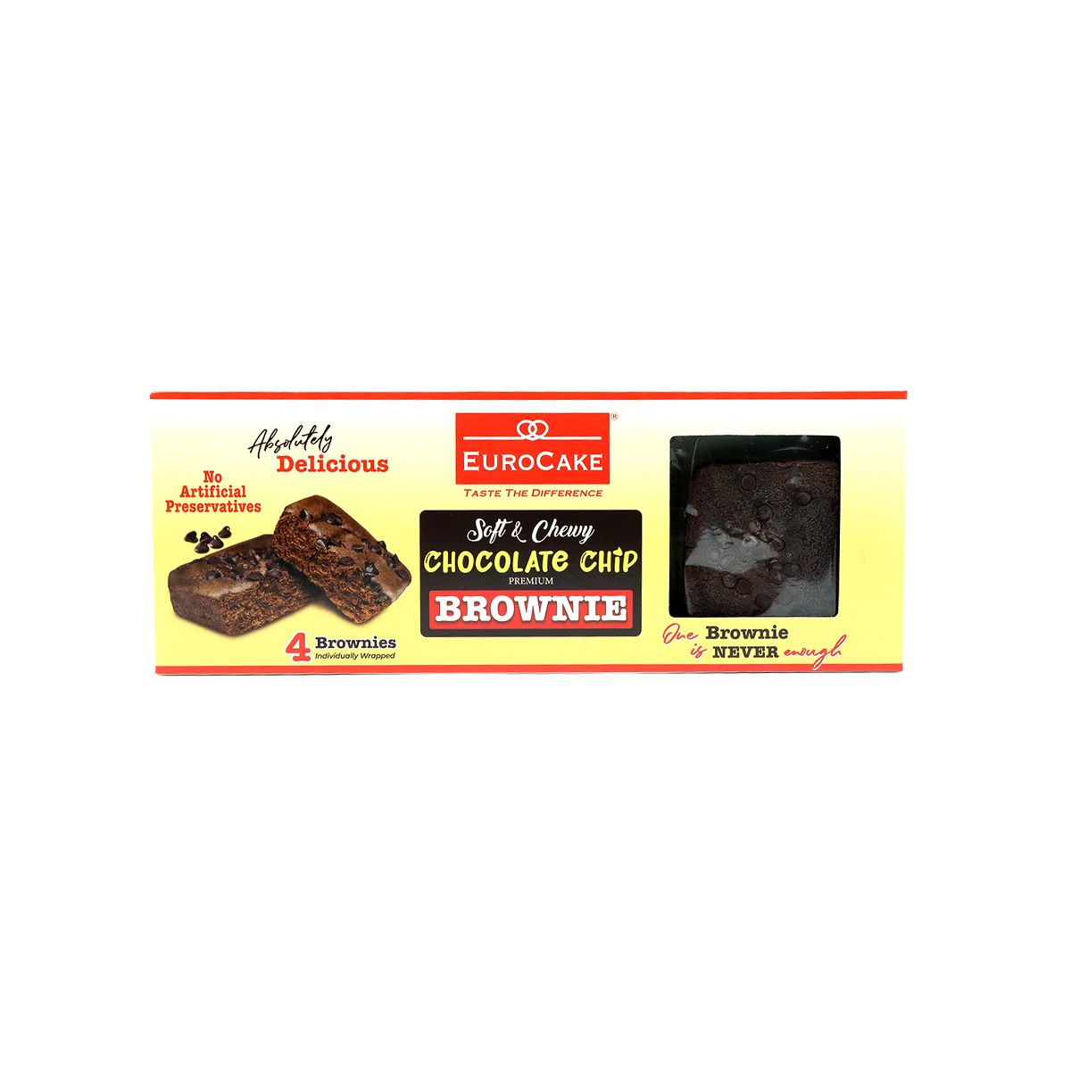 Chocolate Chip Brownie 4Pack