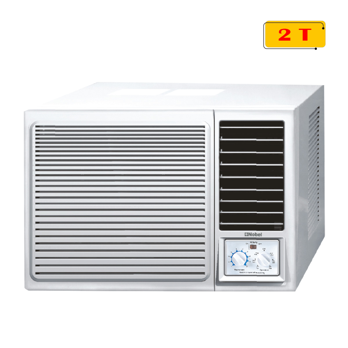 Nobel Window Air Conditioner 2 Ton, White - NWAC24C