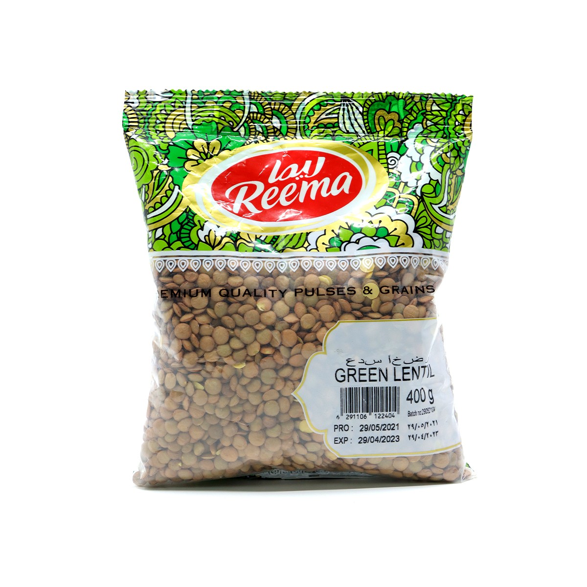 Reema Green Lentil 400Gm