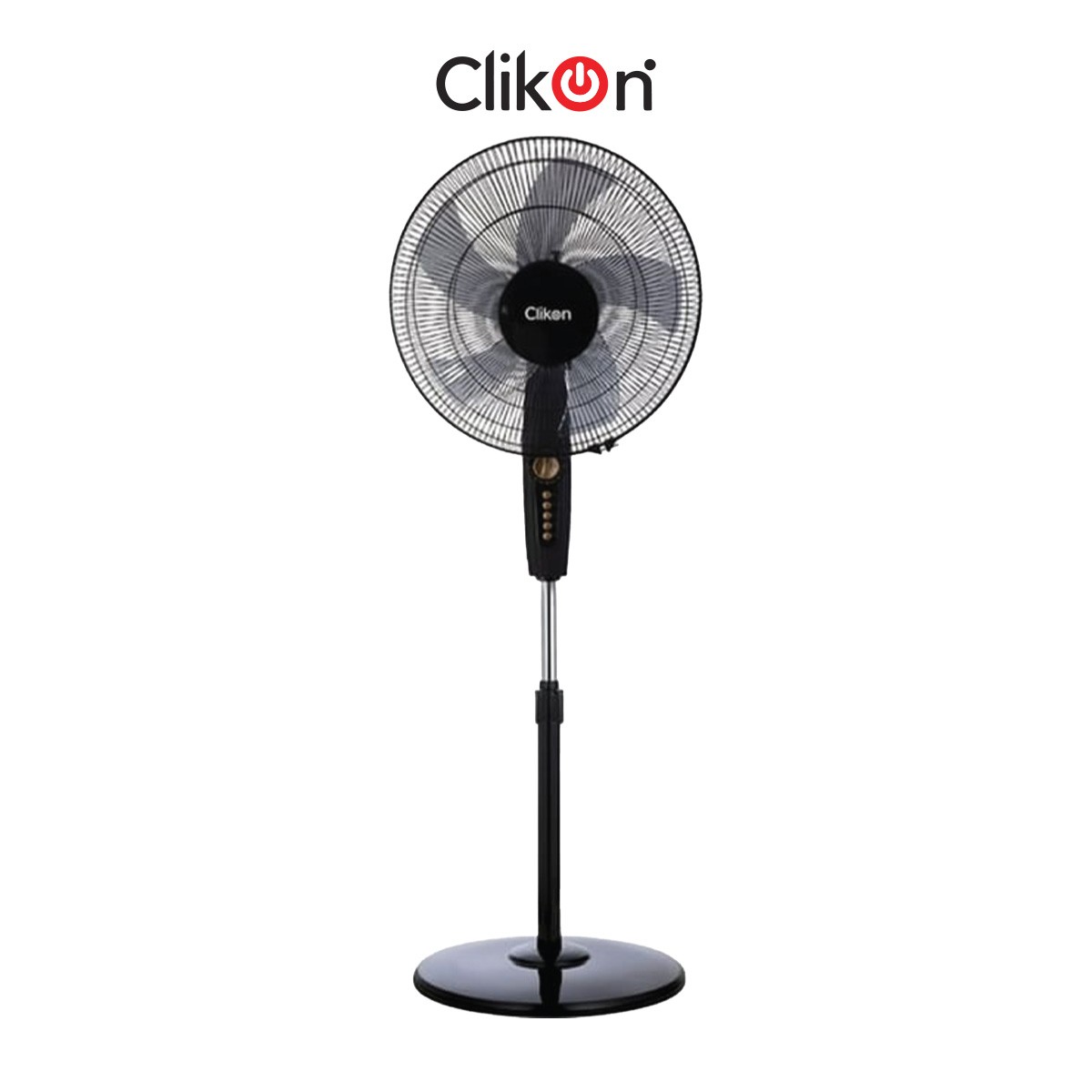 Clikon 16 Inch Table Fan With Timer 45W - Black - CK2034