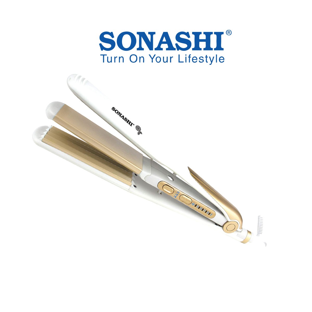 Sonashi 2in1 Hair Straightener & Crimper - SHS-2082
