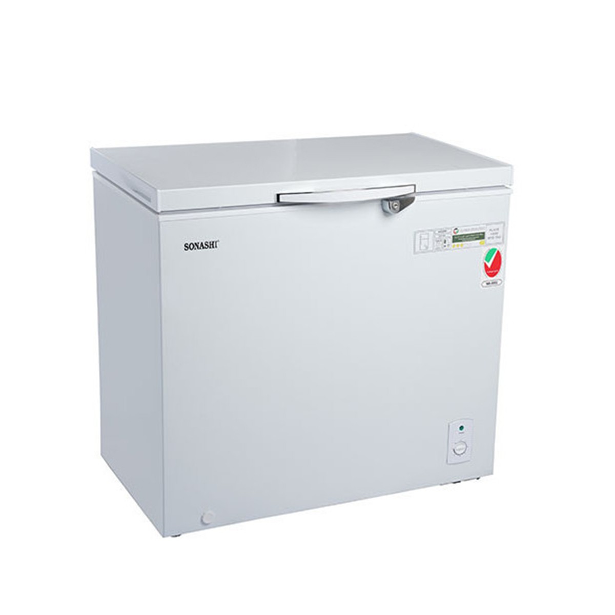 Sonashi Chest Freezer Single Door 252L - White - SCF252
