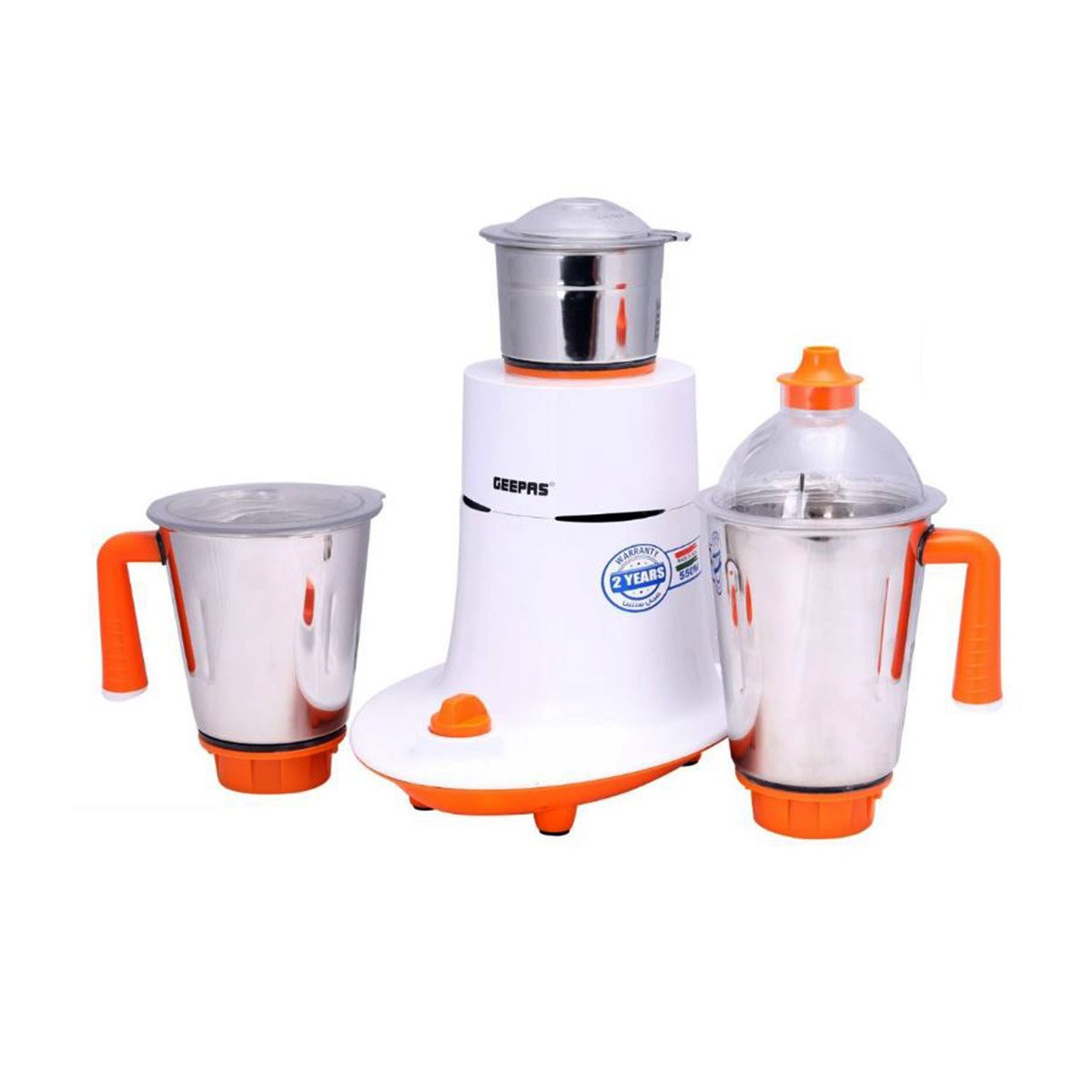 Geepas Mixer Grinder W/ 3 S/S