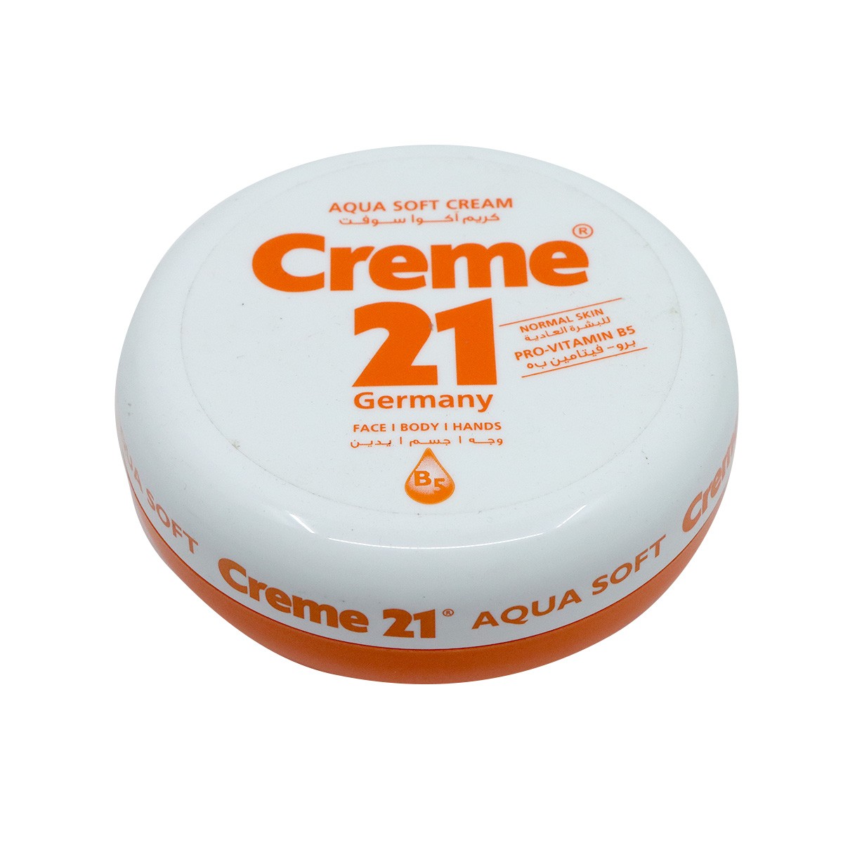 Creme 21 Aqua Soft Cream 150ml moisturizing cream with Pro-Vitamin B5 for face body and hands