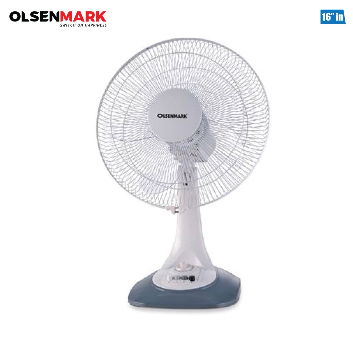 Olsenmark 16 Inch Table Fan With 3-Speed 60W - OMF1699