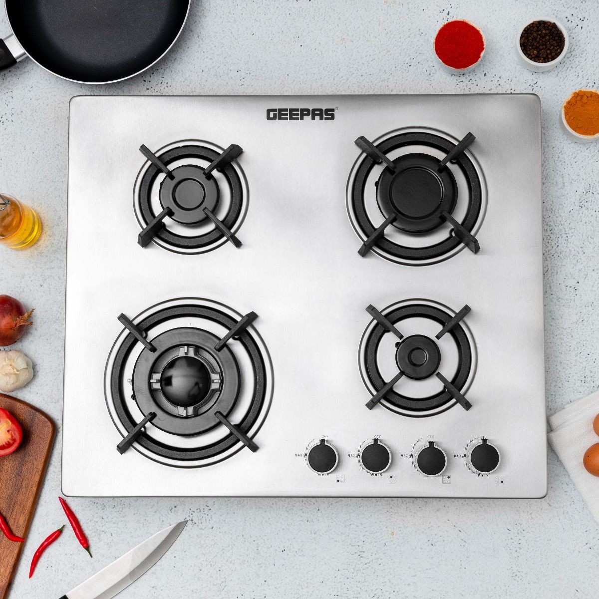 2In1 Built In Gass Hob Burners