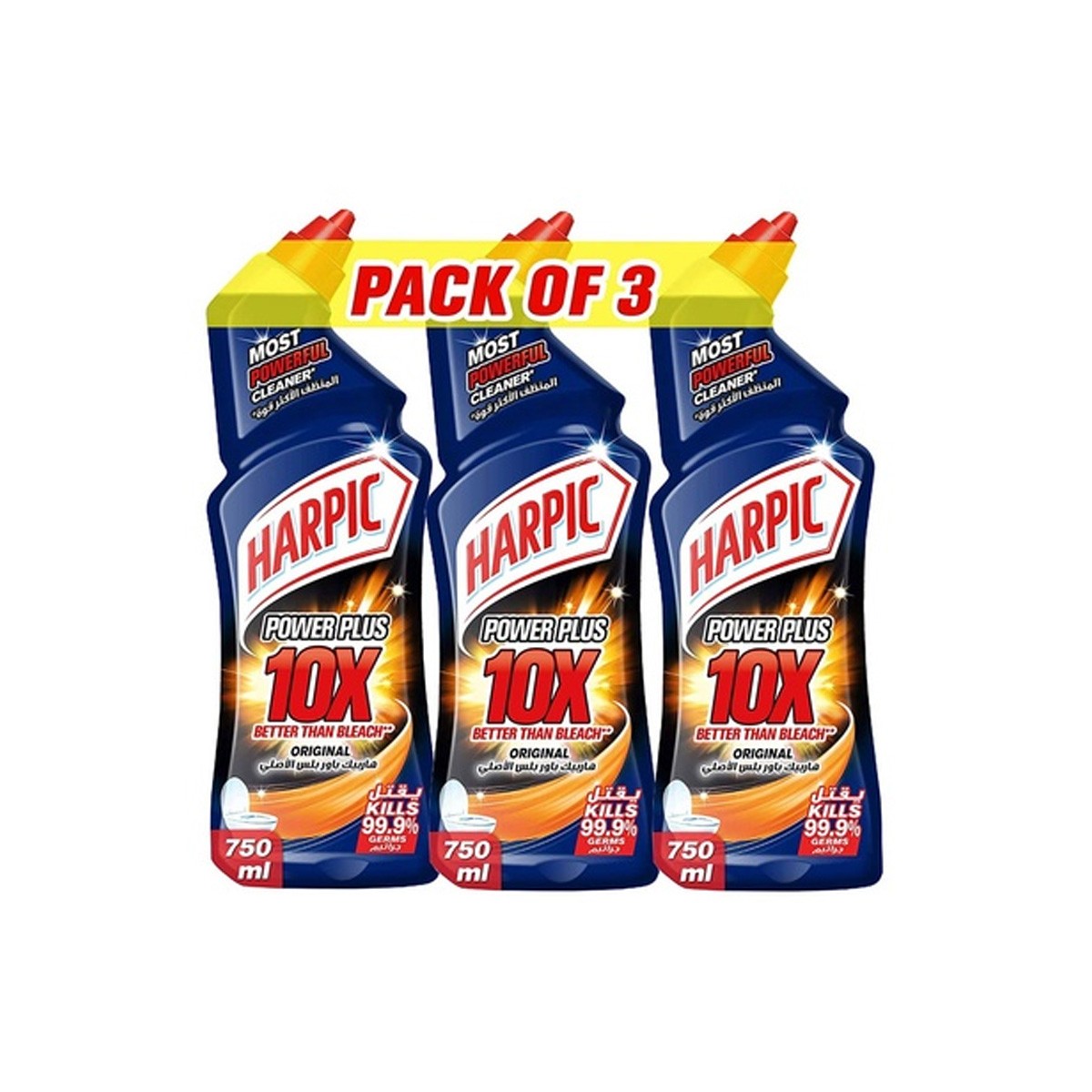 Harpic Liq Pwr Plus 3X750Ml