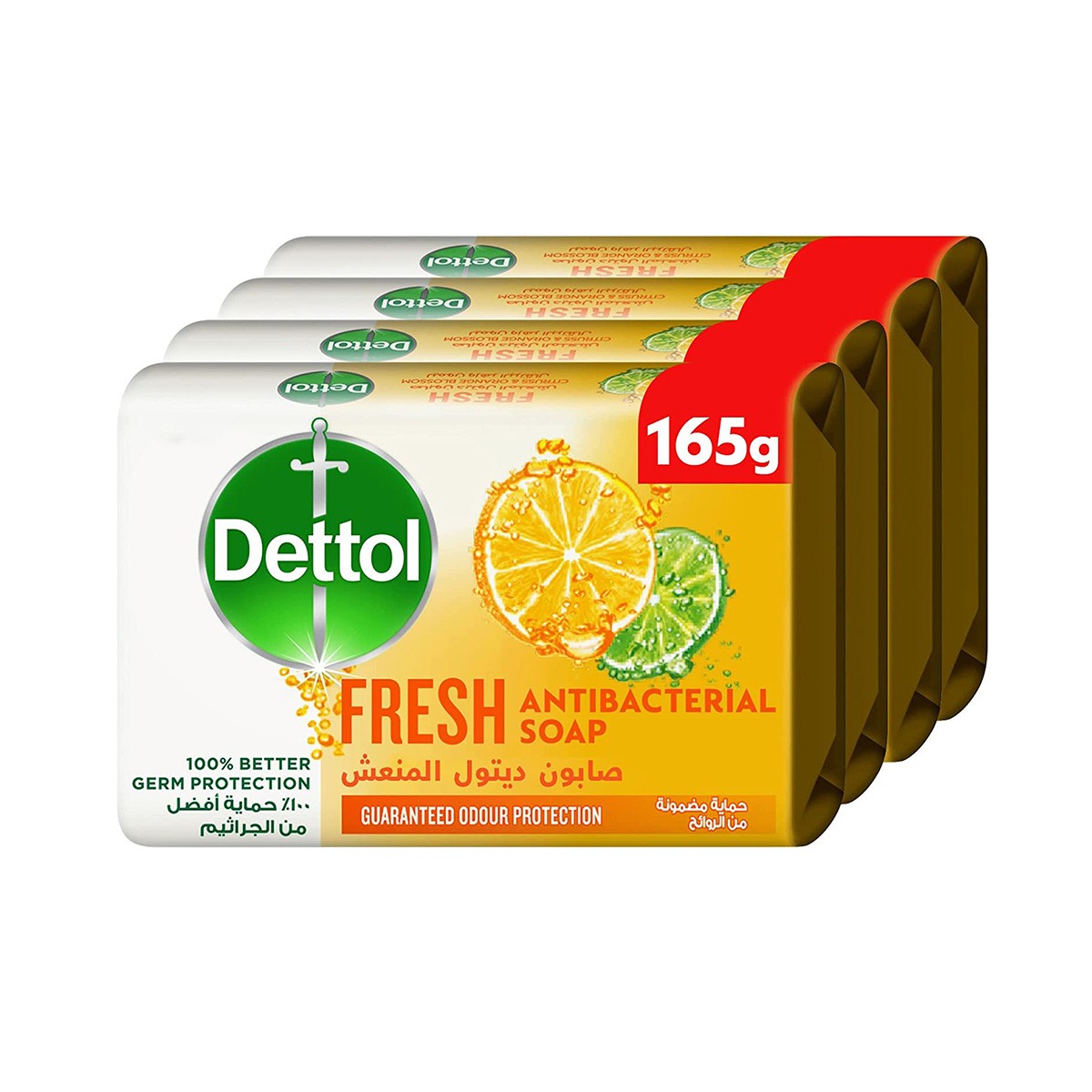 Dettol Soap Fresh 165Gmx4