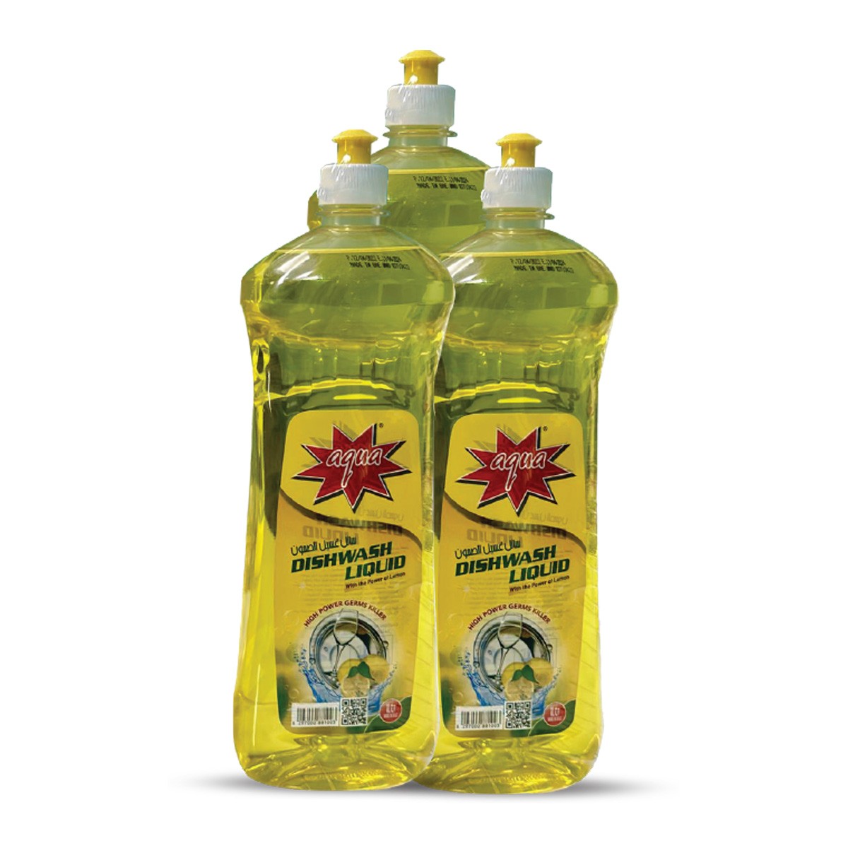 Aqua Dish Wash 1Lx3 Assortd