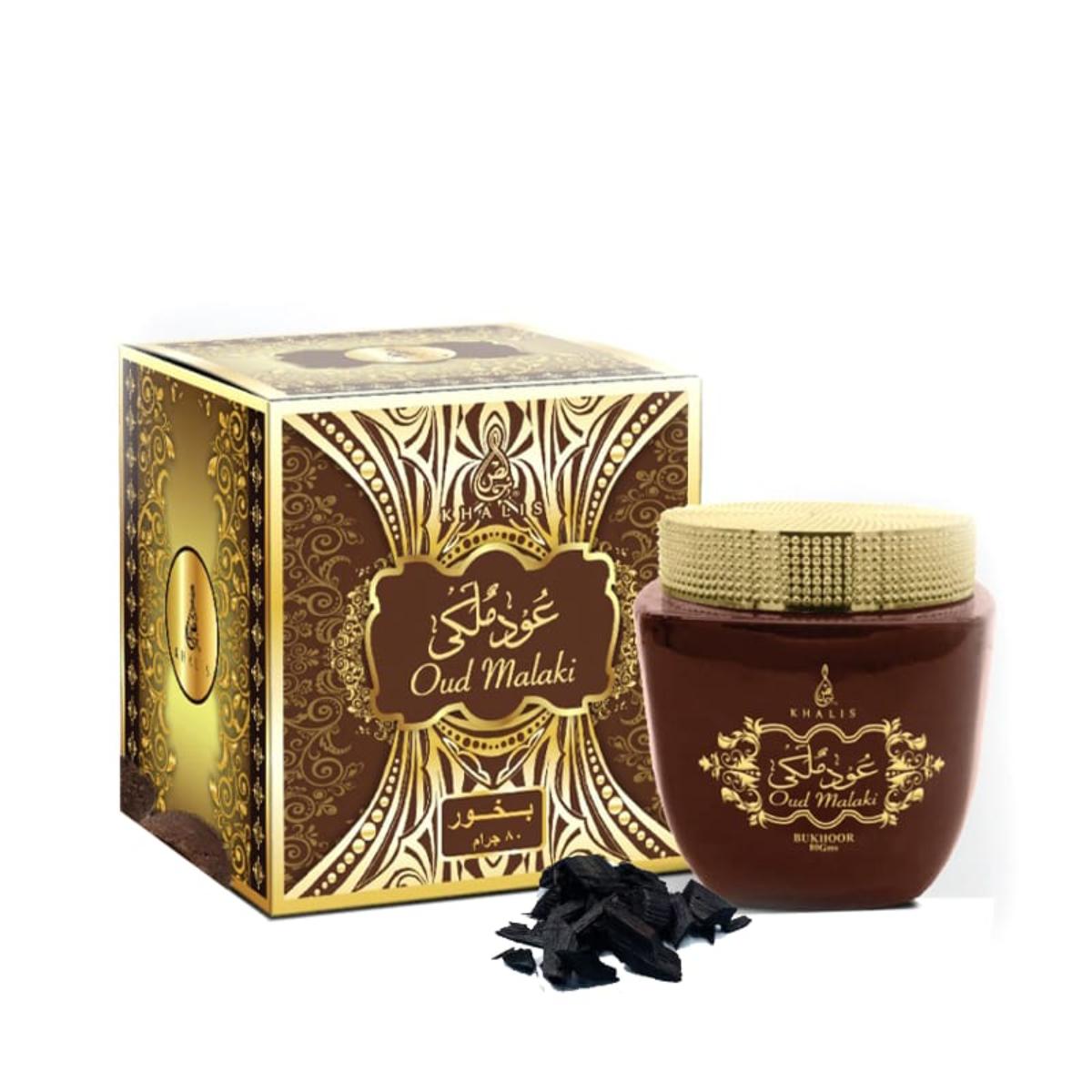 Khalis Ma'al Attar Oud Malaki Bakhoor Incense 50g