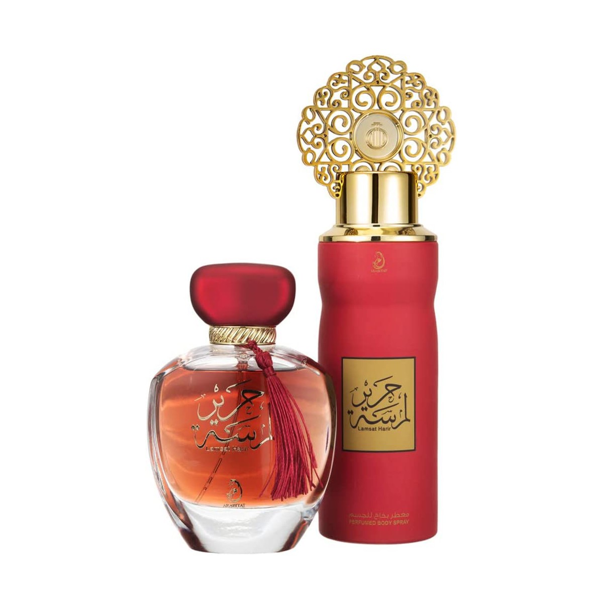 Arabiyat Lamsat Al Hareer Perfume Gift Set (100ml EDP + 200ml Deodorant)