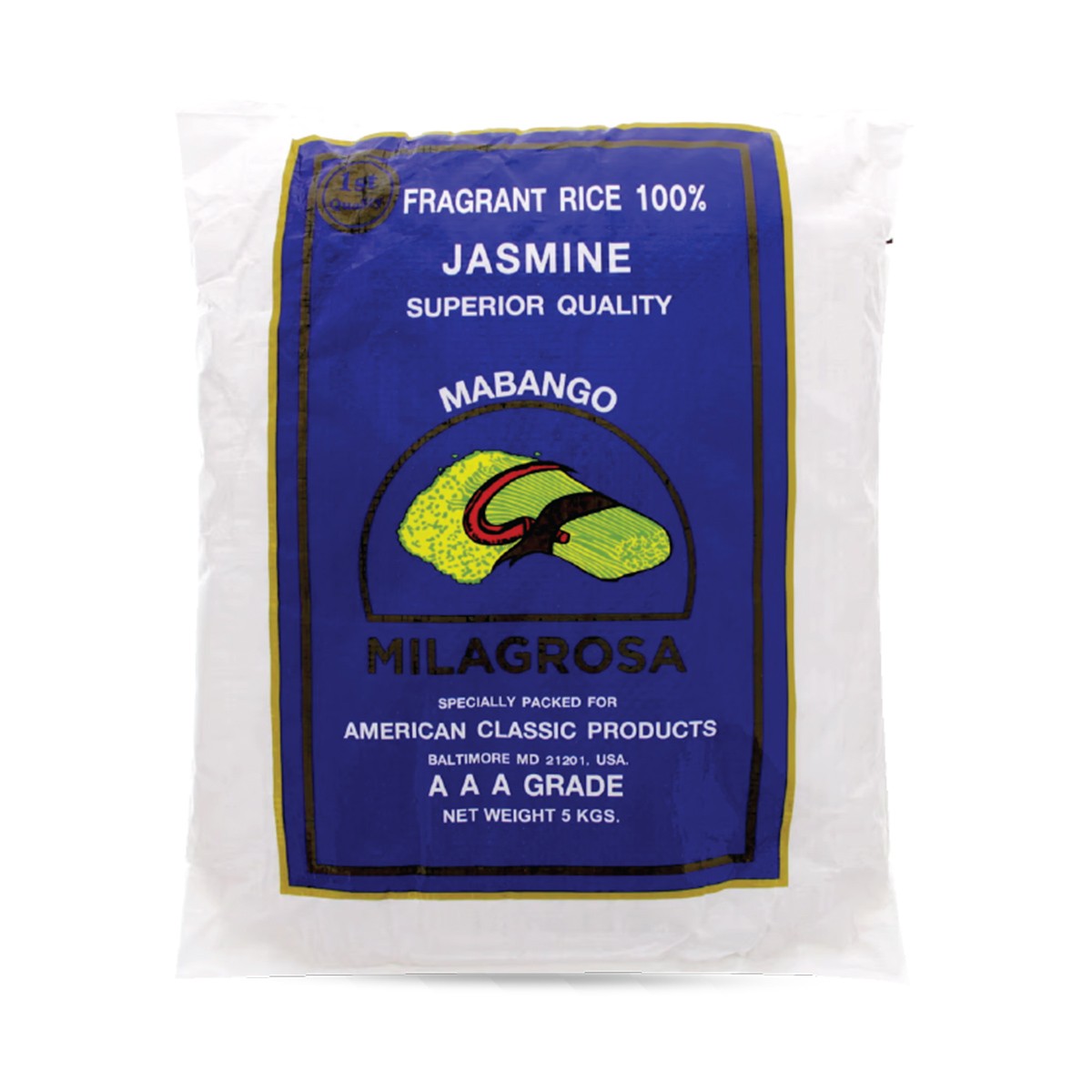 Milagrosa Jasmine Rice 5Kg