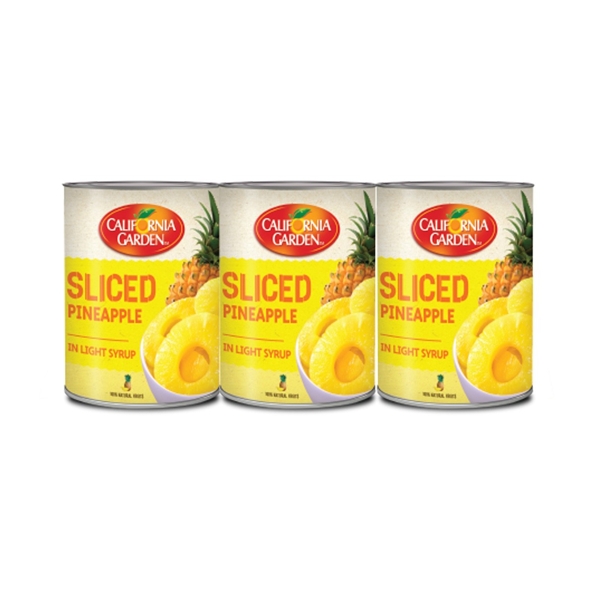 California Garden Pineapple Slice In Syrup 3X565Gm