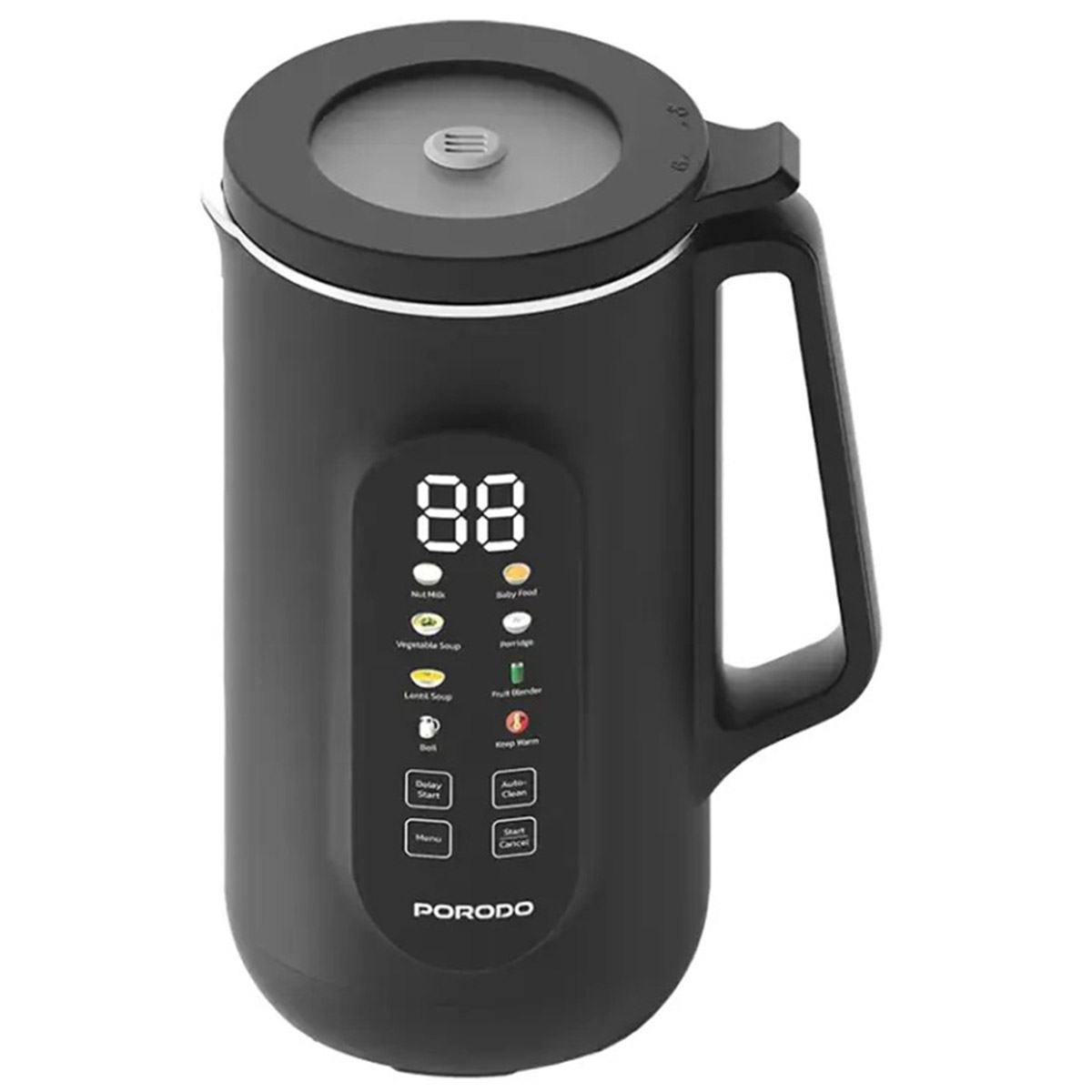 Porodo Lifestyle Nut Milk Maker 1L Capacity, 800 Watts, Black - PD-LFST060-BK