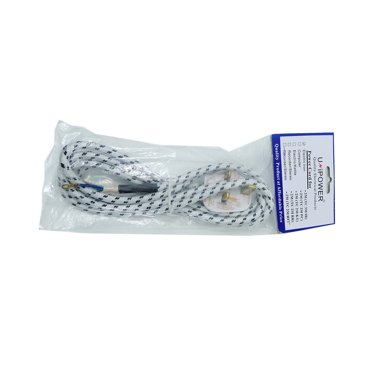 Iron Cord 3Pin 2 Mtr-Unipo