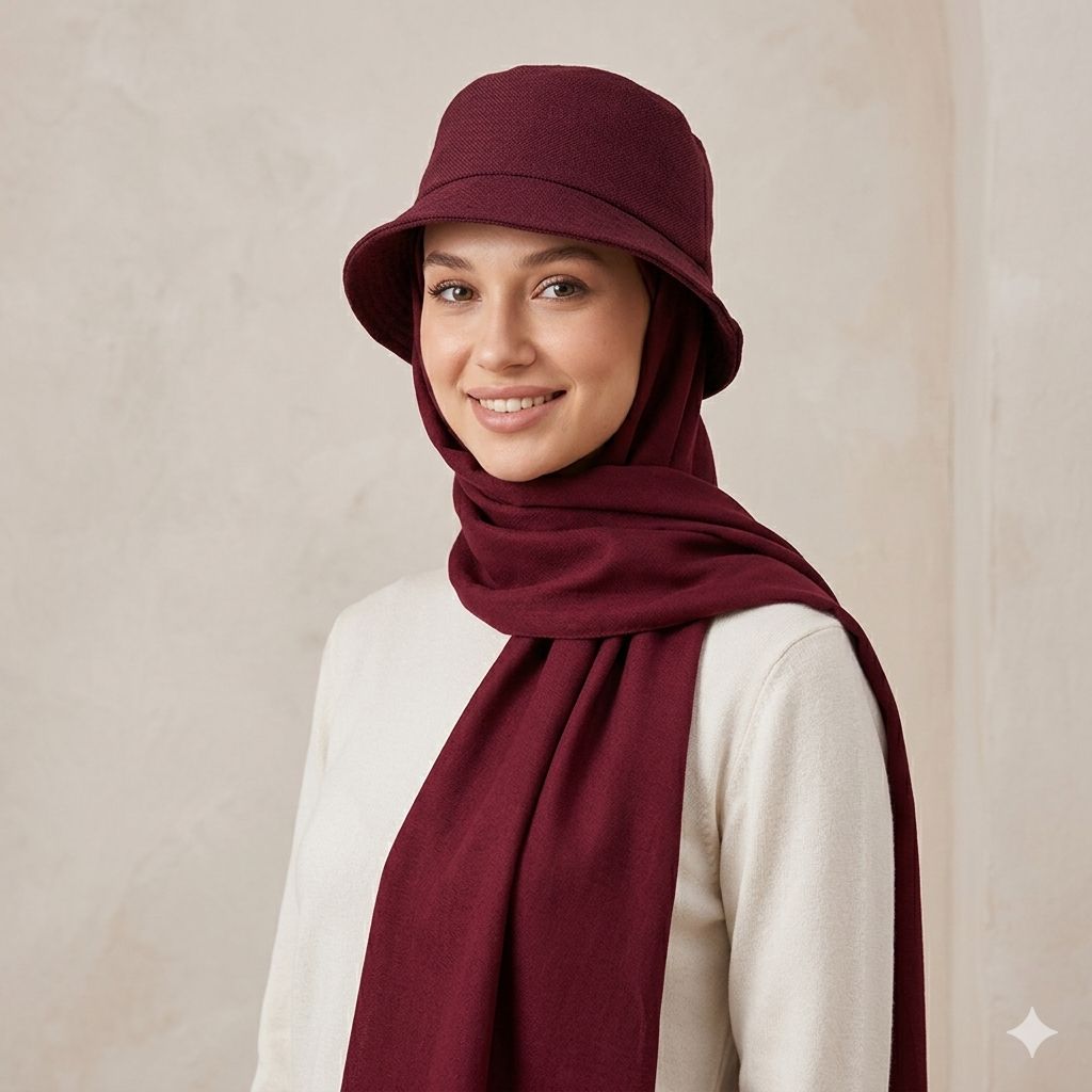 Ladies Bone Cotton-Red