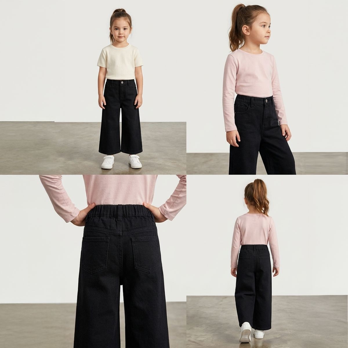 Baby Girls Jeans Pant Black Denim