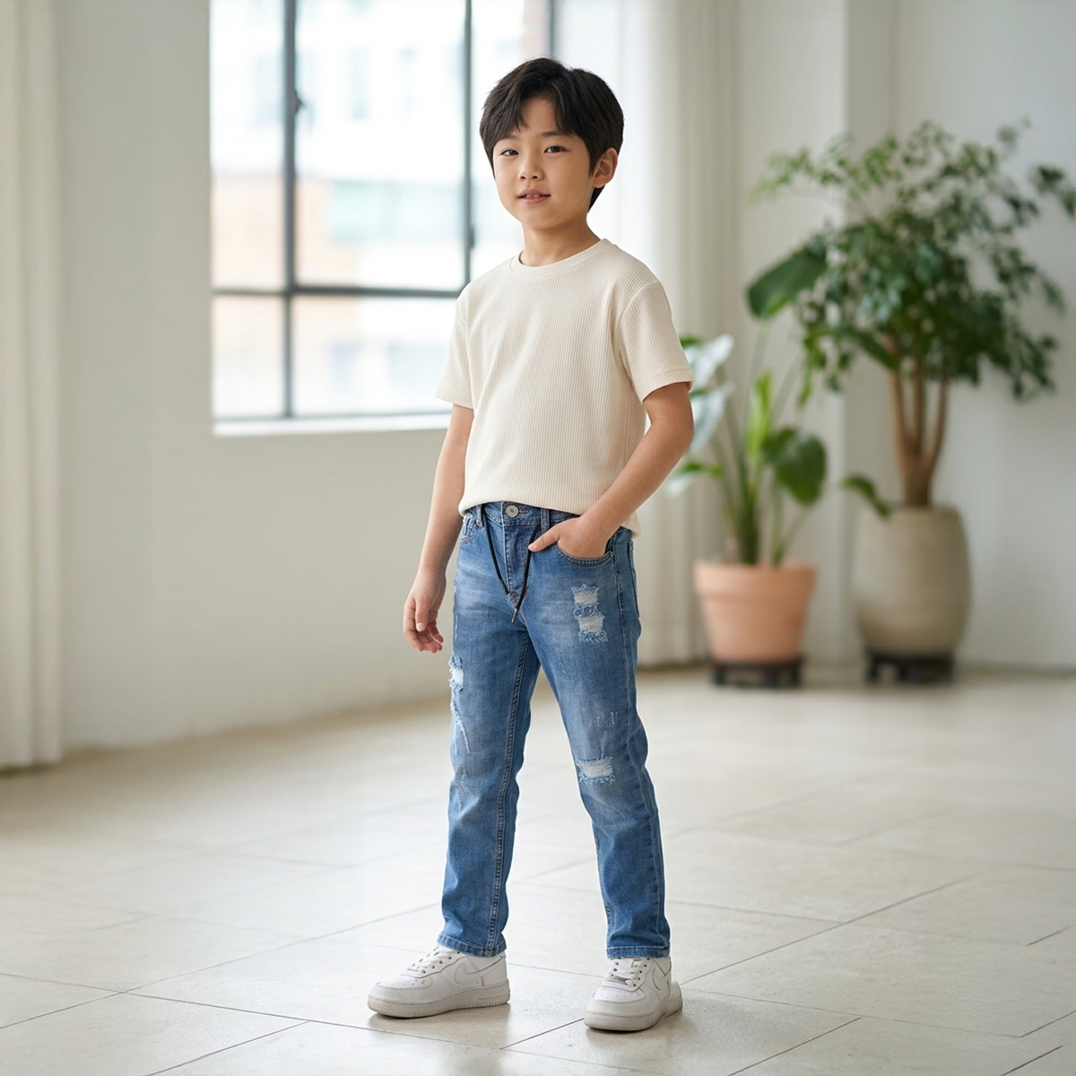 Boys Jeans Pant Regular Blue-14Y