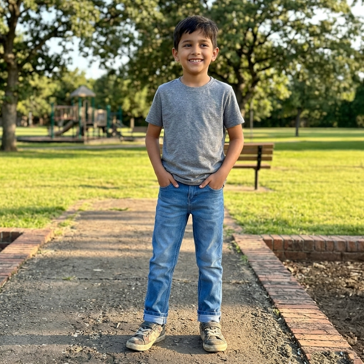 Boys Jeans Pant-12Y-Blue