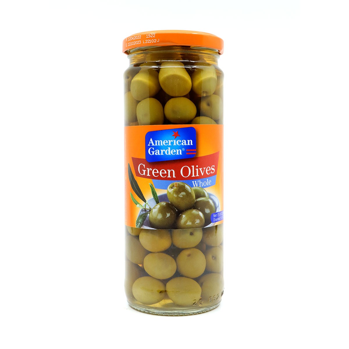 Ag Olives Green Whole 450Gm