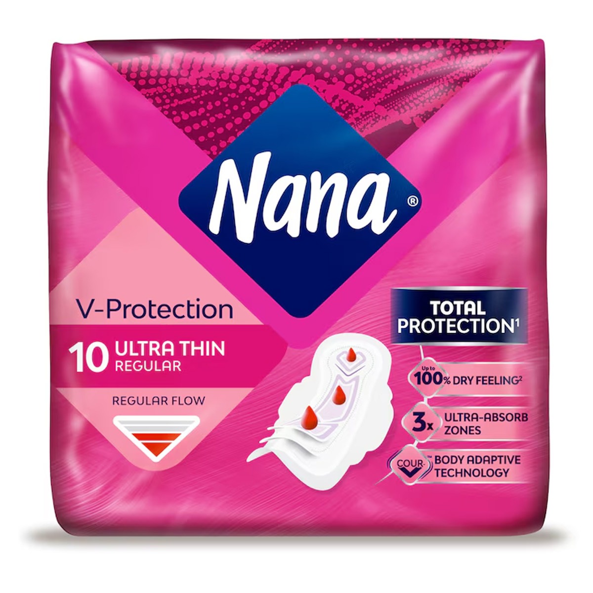 Nana Feminine Pads Ultra Thin 10 Pads