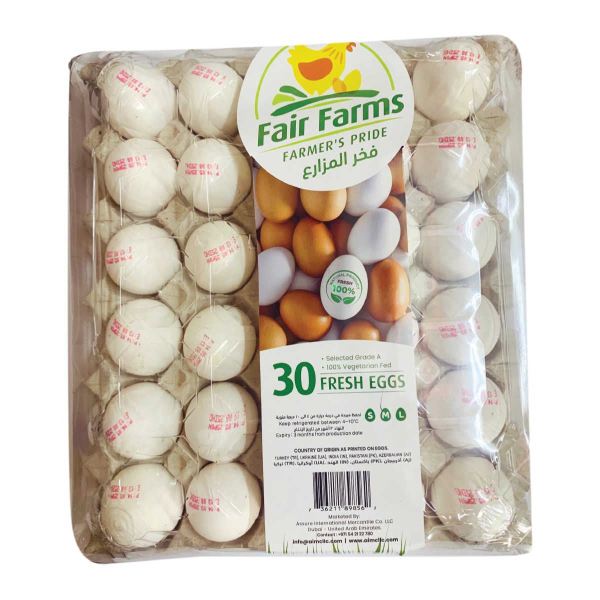 Fair Farms Eggs 30 Pieces