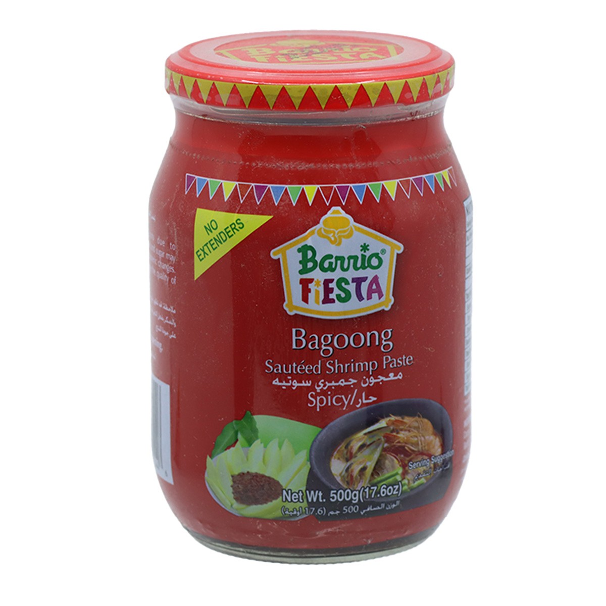Barrio Fiesta Bagoong Sauteed Shrimp Paste Spicy 500g