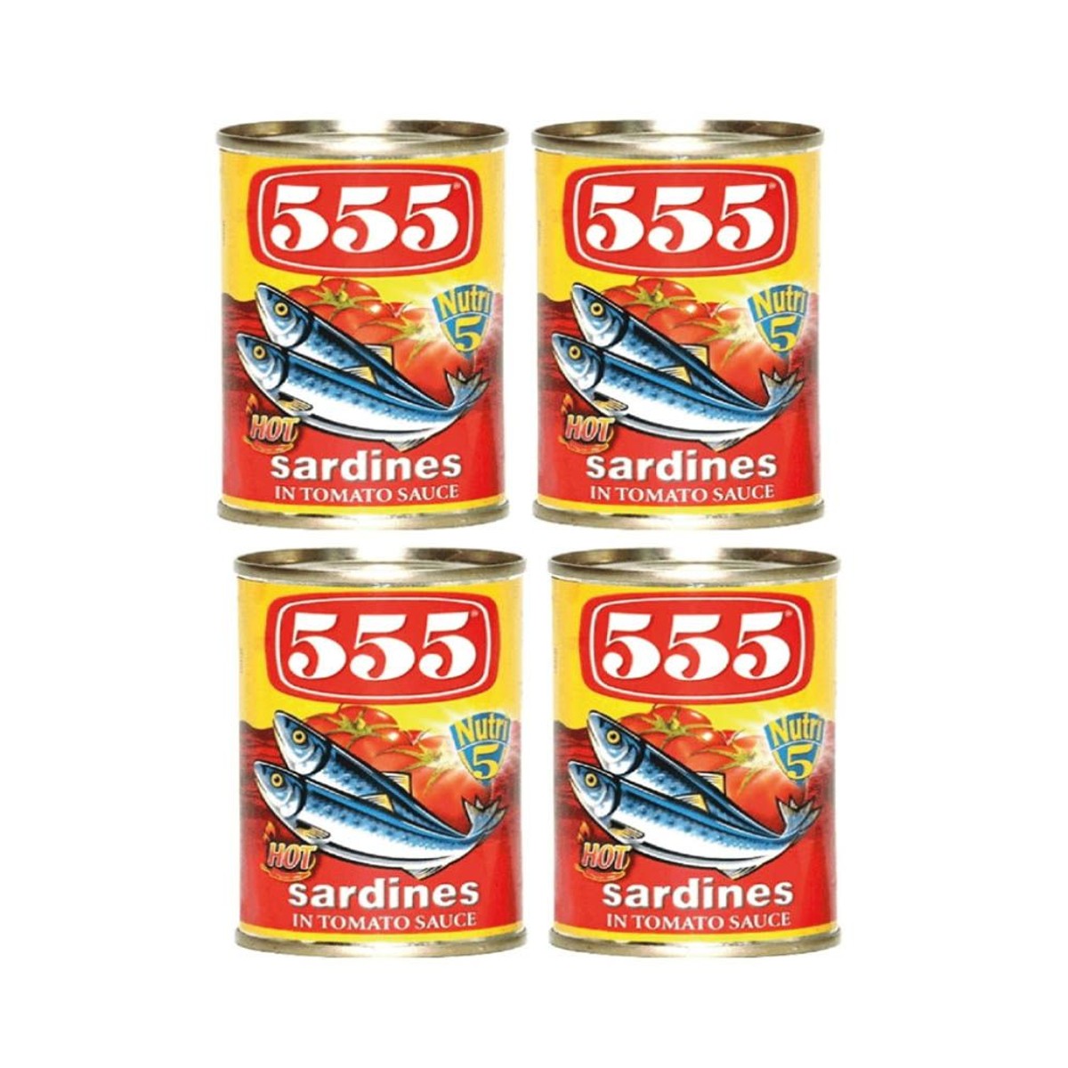 555 Sardines Asortd Set 155Gm