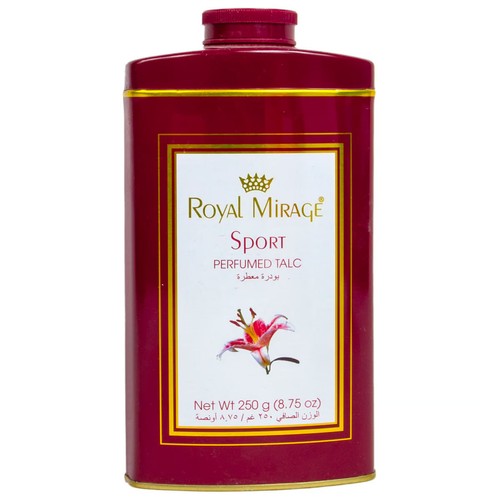 Royal Mirage Sport Perfumed Talc For Unisex, Floral, 250g