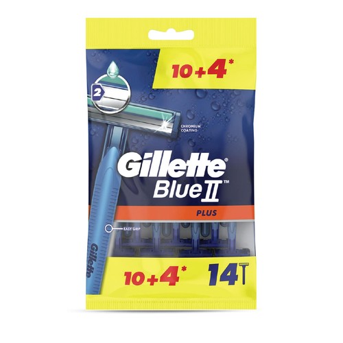Gillette Blue 2 Plus (10+4) Pieces Pack