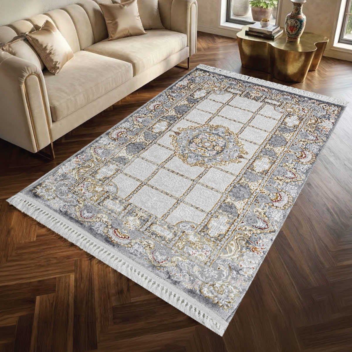 Pasin Carpet M960C Cream 300x300cm