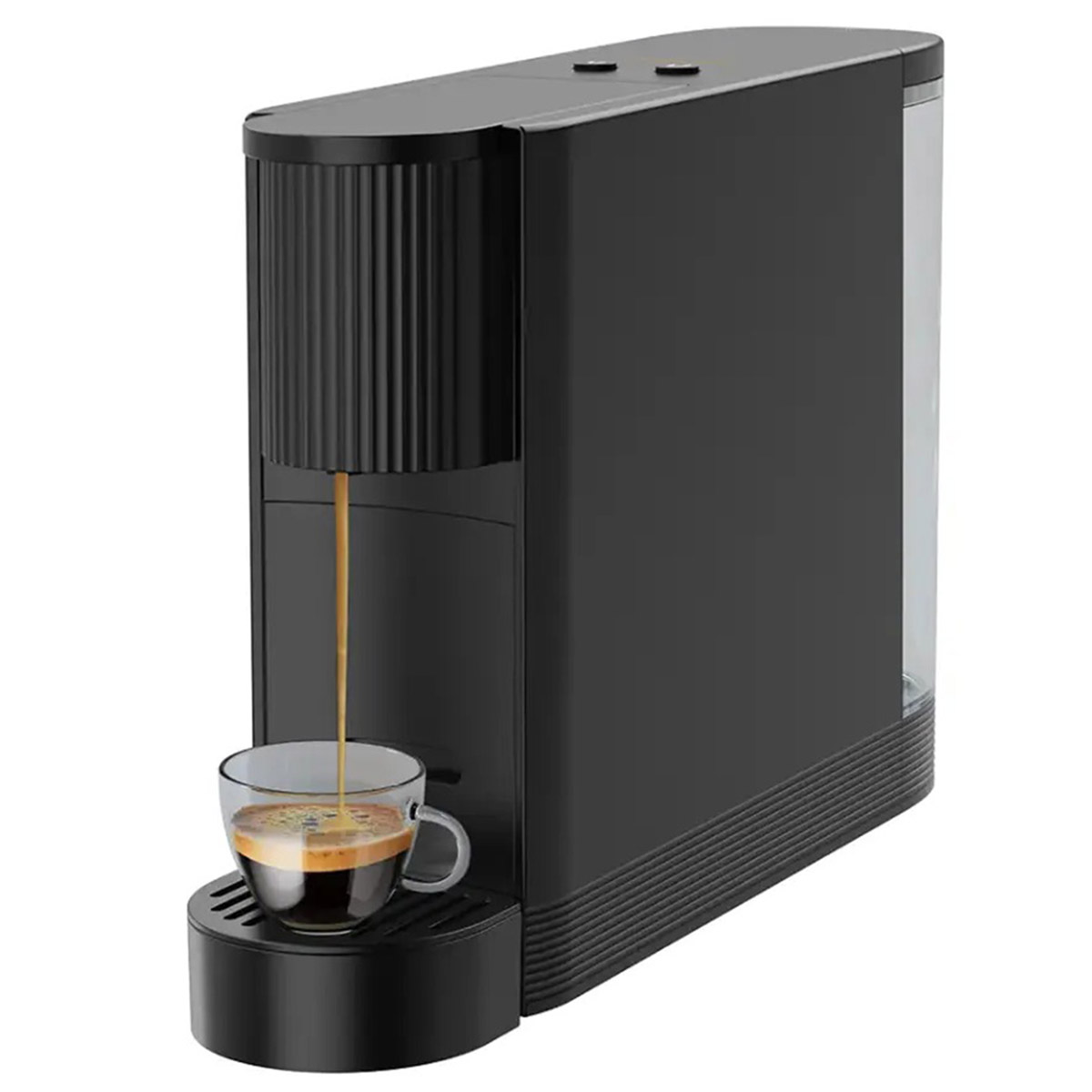 LePresso Automatic Capsule Coffee Maker 30s Heating & Precision Brewing 500ml, Black - LPCFFM0016