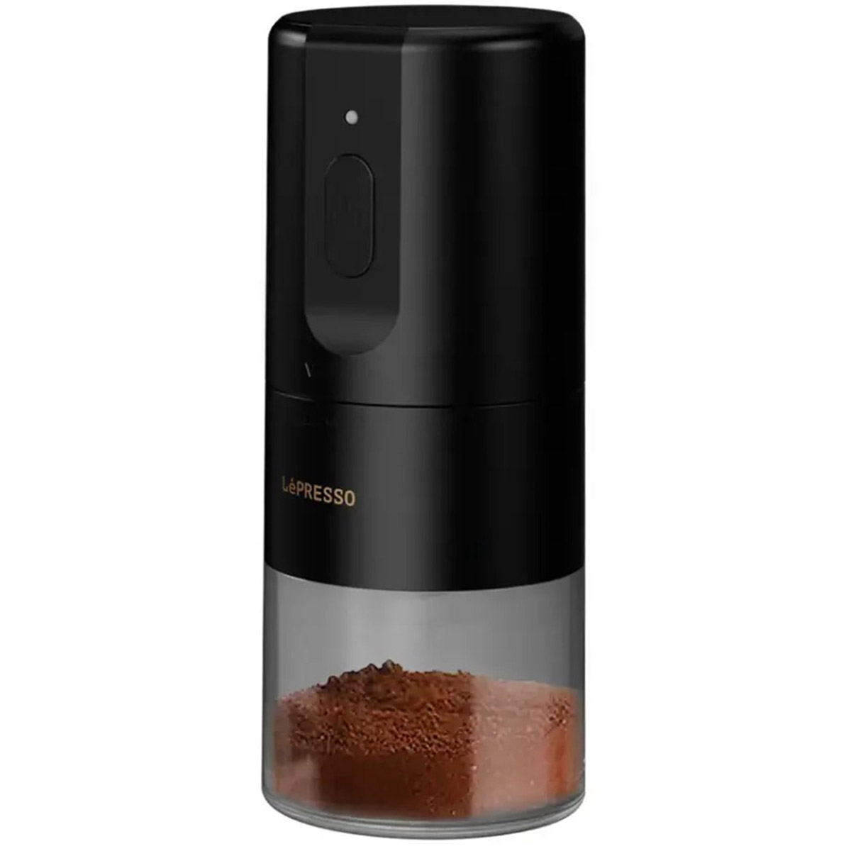 LePresso Portable Coffee Conical Burr Grinder Machine, Black - LPCFFM0032