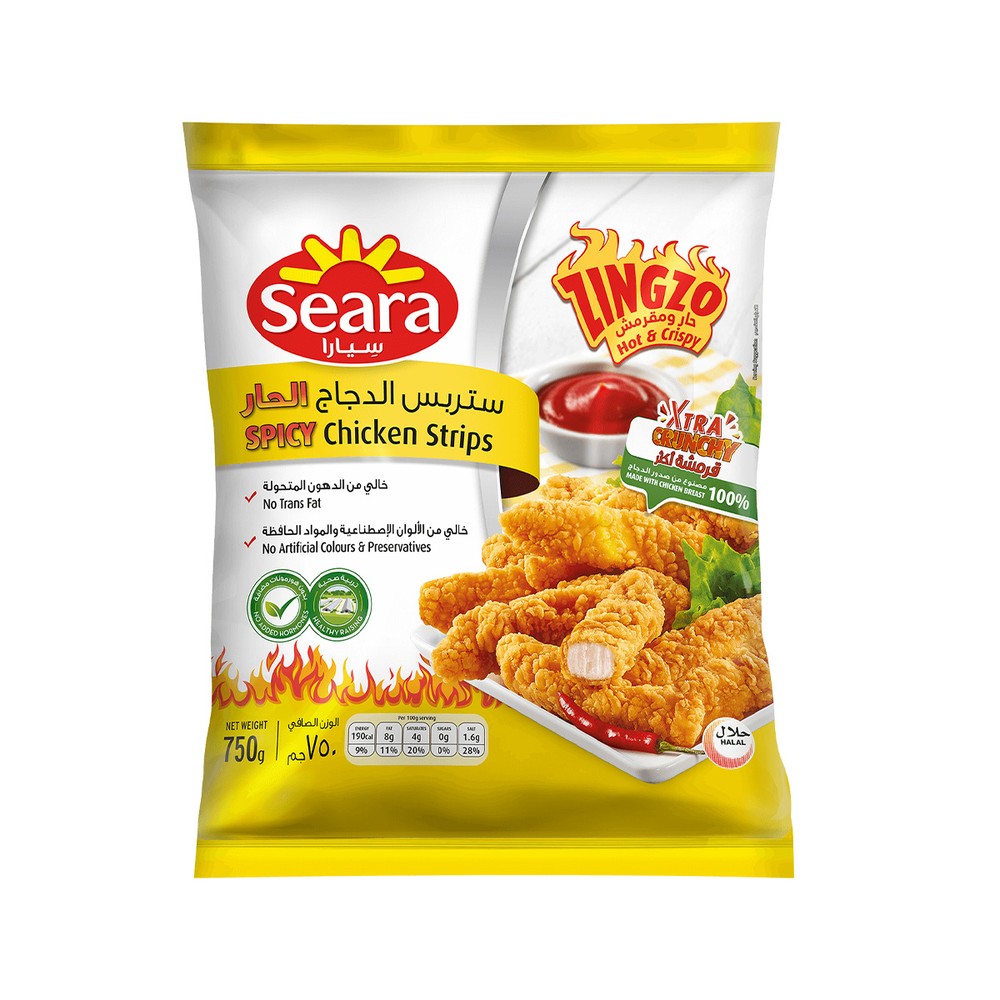 Seara Spicy Chkn Strips 750G