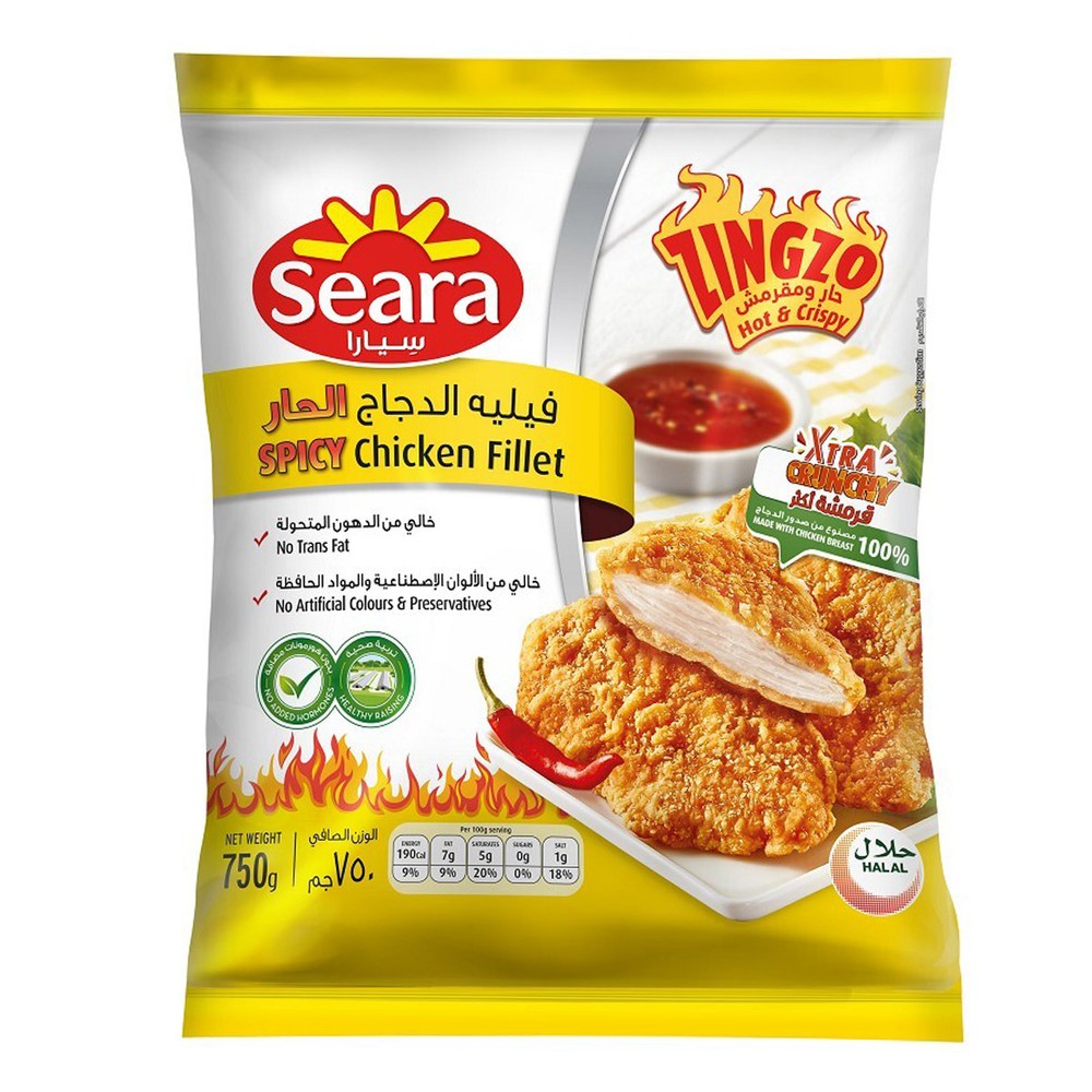 Seara Spicy Chkn Fillet 750G