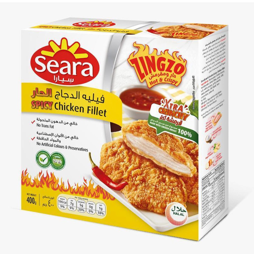 Seara Spicy Chkn Fillet 400G
