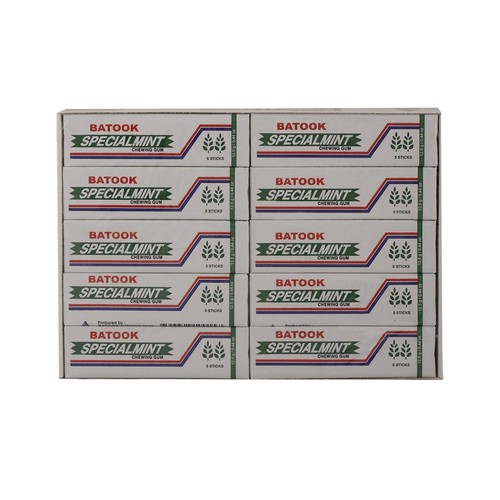 Batook Specialmint Chewing Gum 20x12.5g Pack
