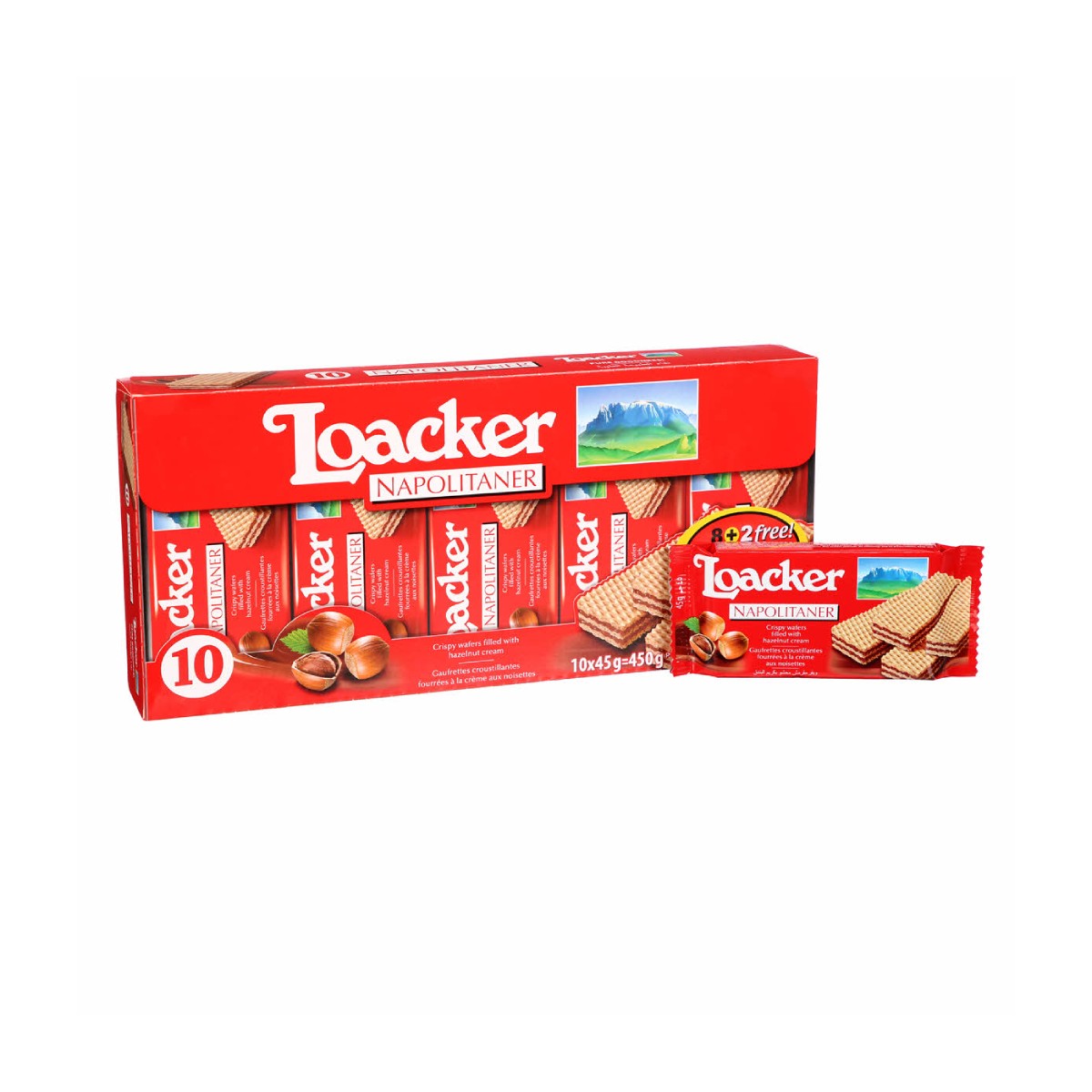 Loacker Bisc Napolitaner 8+2