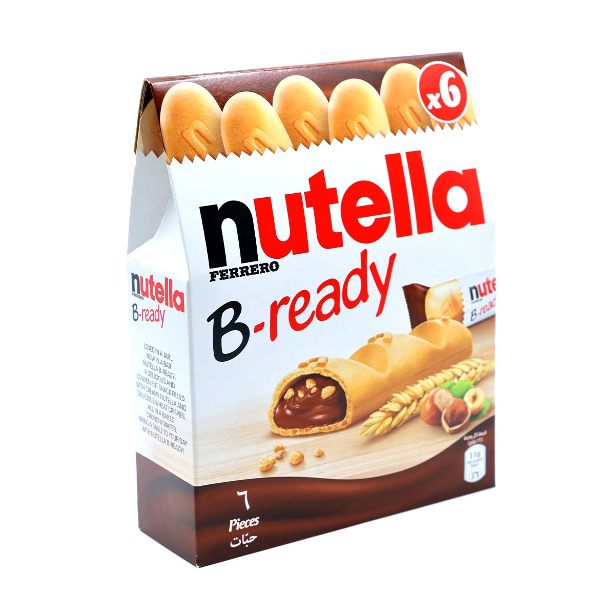 Nutella B-Ready T6X16 132Gm