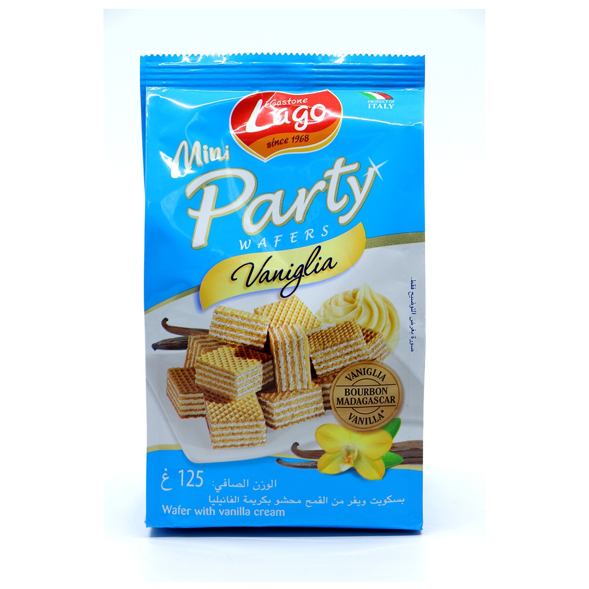 Lago Mn Prty Wfr Vanila 125G