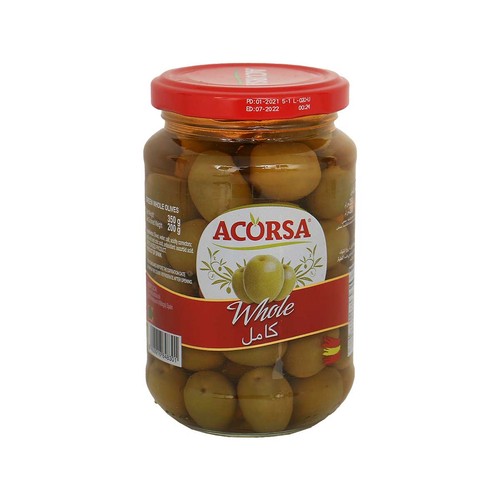 Acorsa Olives Green Plain Jar