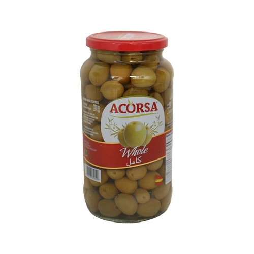 Acorsa Olives Green Plain Jar