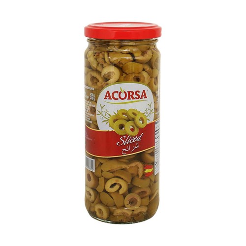 Acorsa Olives Green Sliced Jar