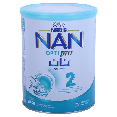 Nestle Nan Opti Pro 2 Milk Powder For 6 To 12 Month 800g