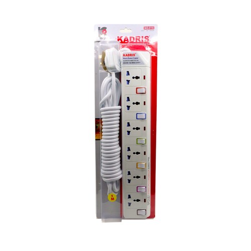 6 Way Ext Socket-5 Mtr-916