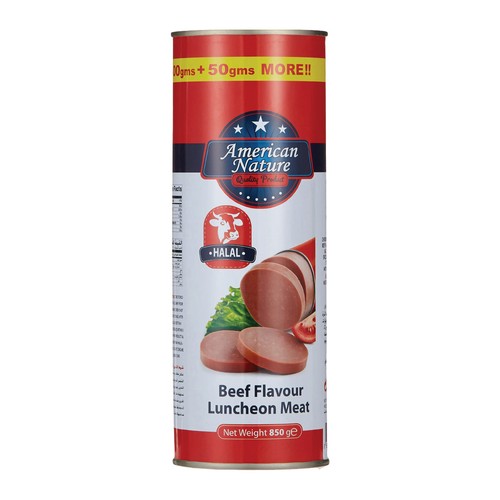 American Nature Beef Luncheon Meat 850g