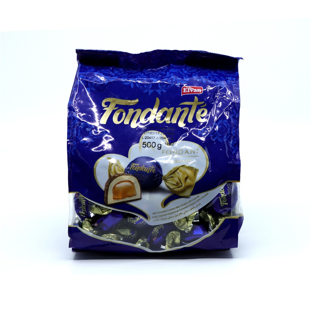 Elvan Fondante Caramel 500Gm